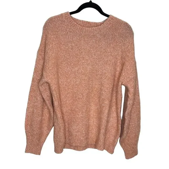 Pink Clover Light Orange Pullover Knit Sweater - Large - Picture 2 of 6